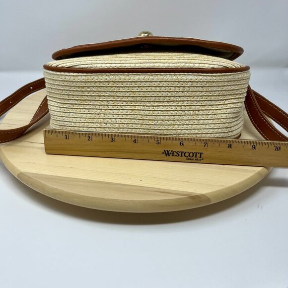 Talbots CROSSBODY BAG PACKABLE Paper-Straw - Picture 11 of 14